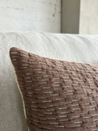 Studio Femme Home Jacquard Kussenhoes [Bruin]