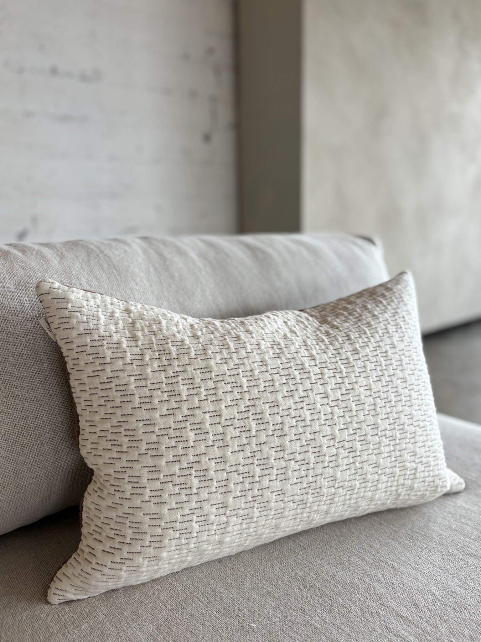 Studio Femme Home Jacquard Kussenhoes [Bruin]