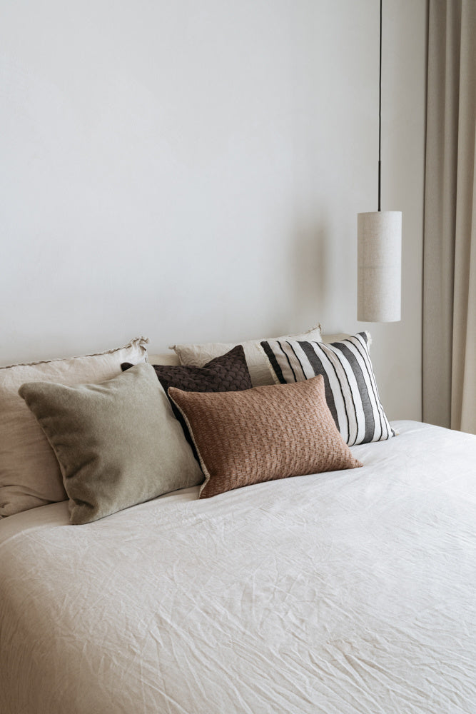 Studio Femme Home Jacquard Kussenhoes [Bruin]