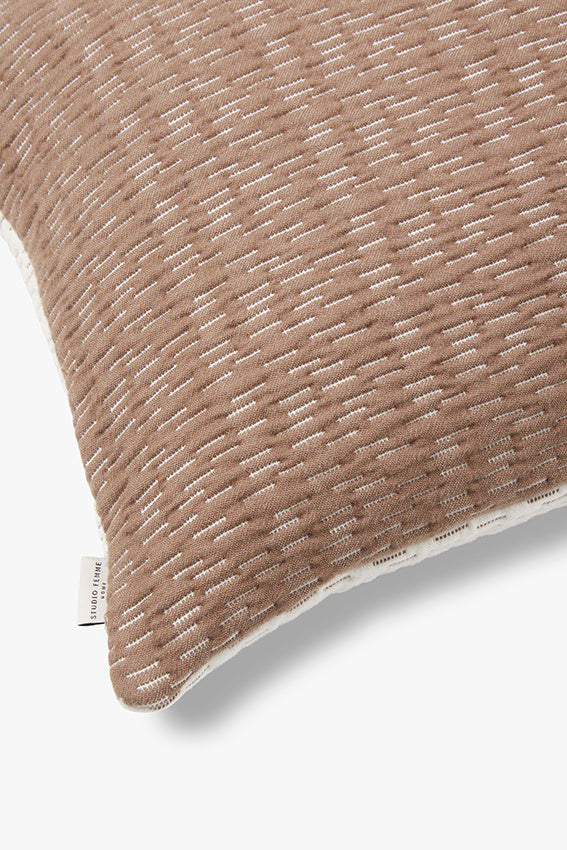 Studio Femme Home Jacquard Kussenhoes [Bruin]