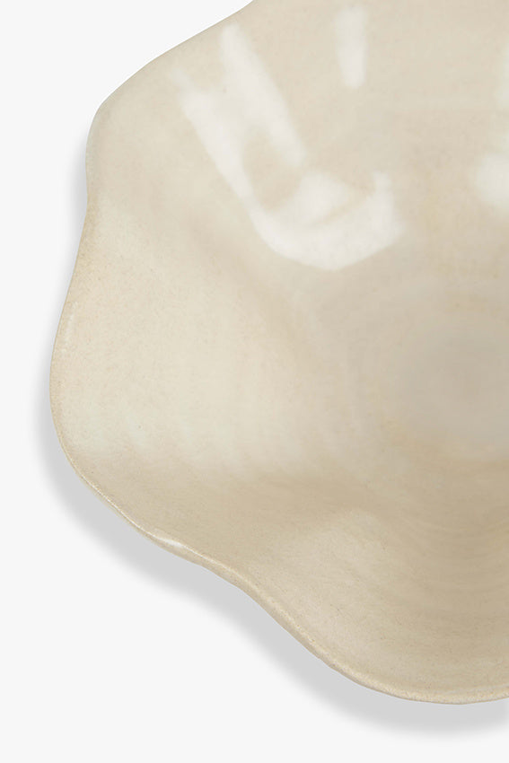 Studio Femme Home Handgemaakte Schaal [Ecru]