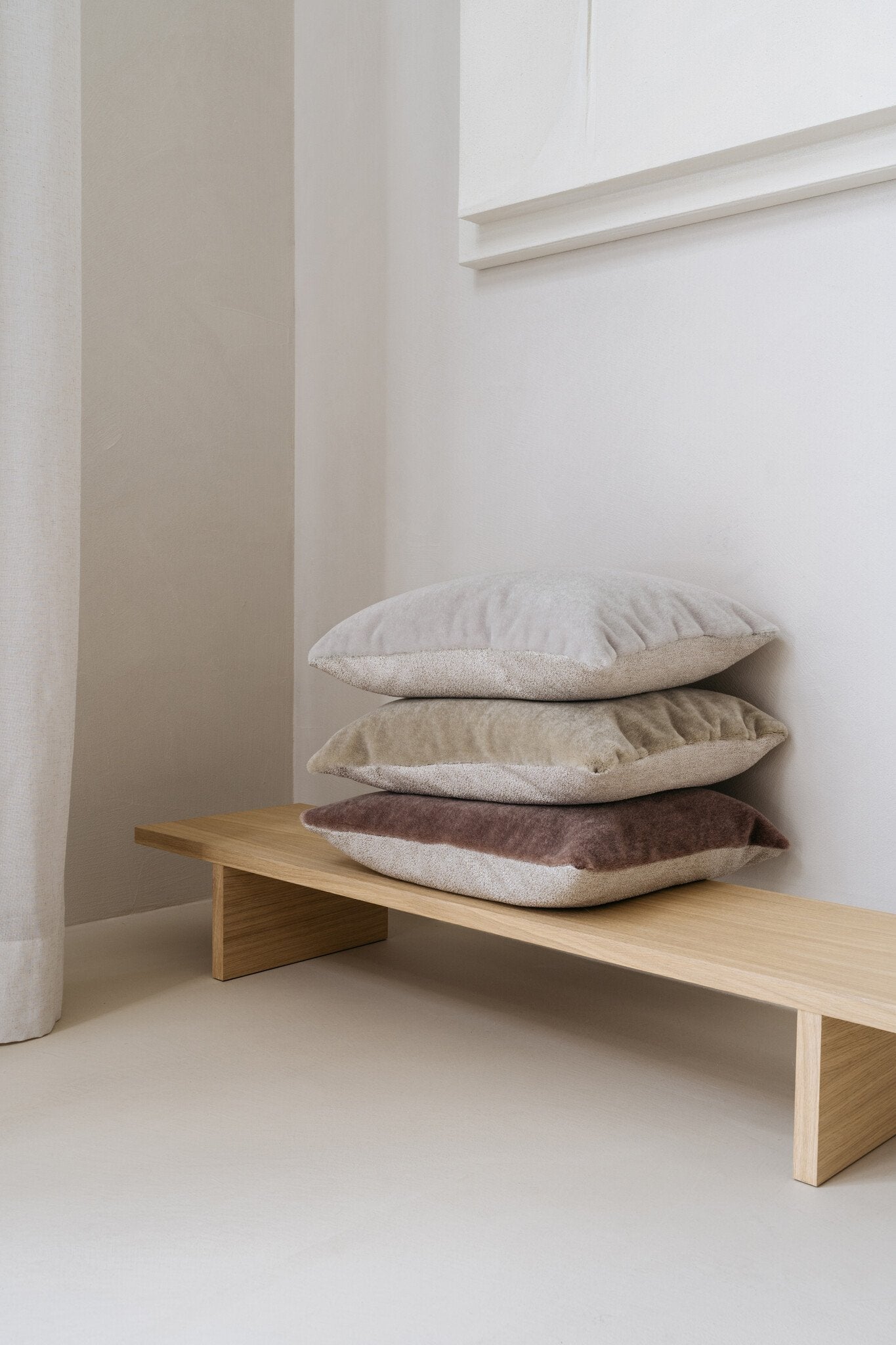 Studio Femme Home Luxe mohair sierkussenhoes Amy 50x50 [Saliegroen]