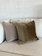 Studio Femme Home Luxe mohair sierkussenhoes Amy 50x50 cm [Taupe]