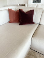 Studio Femme Home Luxe mohair sierkussenhoes Amy 50x50 [Merlot]