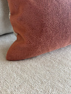 Studio Femme Home Satijnmohair sierkussenhoes Sara 50x50 [Terra]