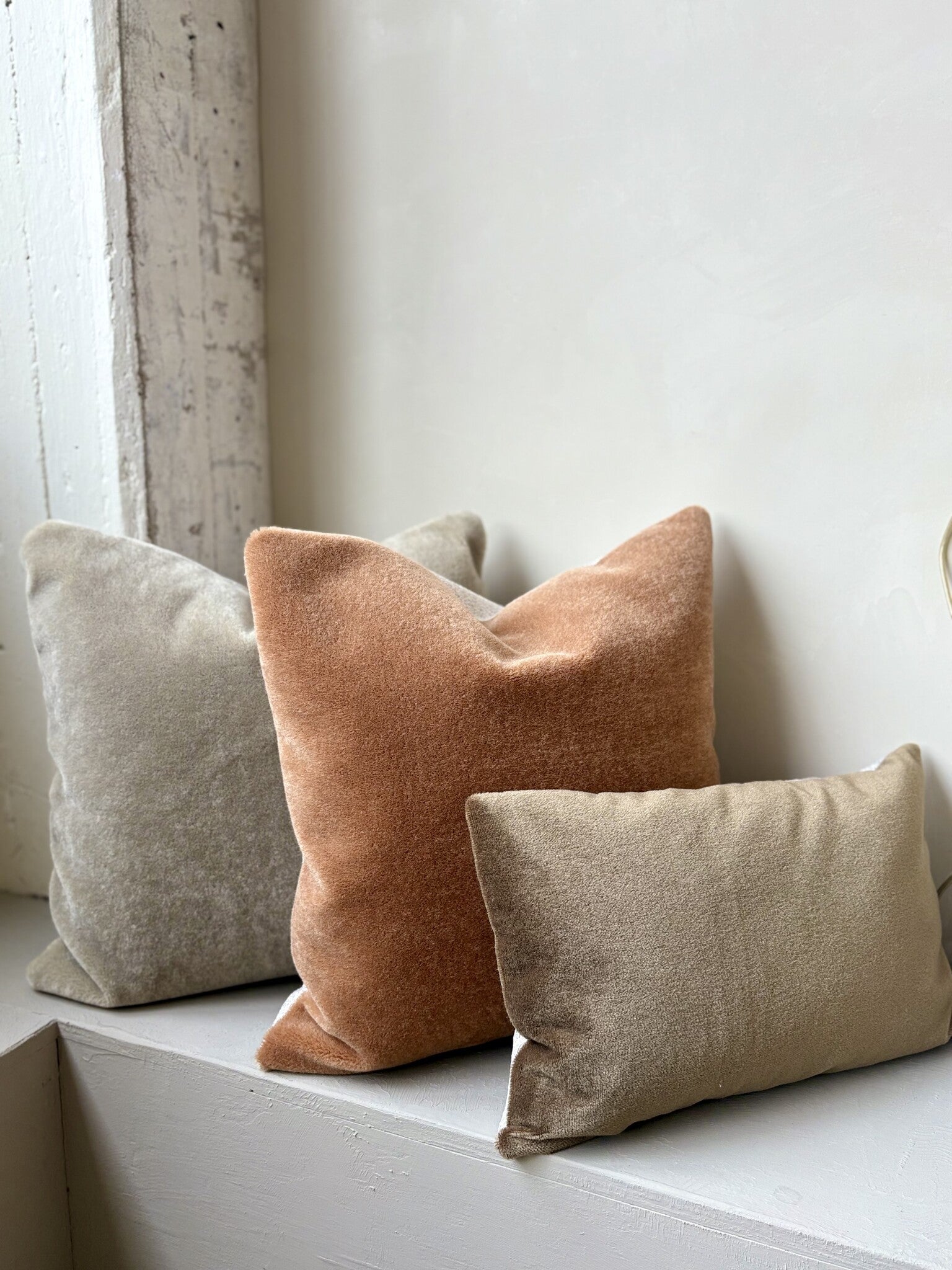 Studio Femme Home Satijnmohair sierkussenhoes Sara 50x30 [Tabak]