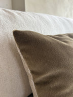 Studio Femme Home Satijnmohair sierkussenhoes Sara XL 40x80 [Tabak]