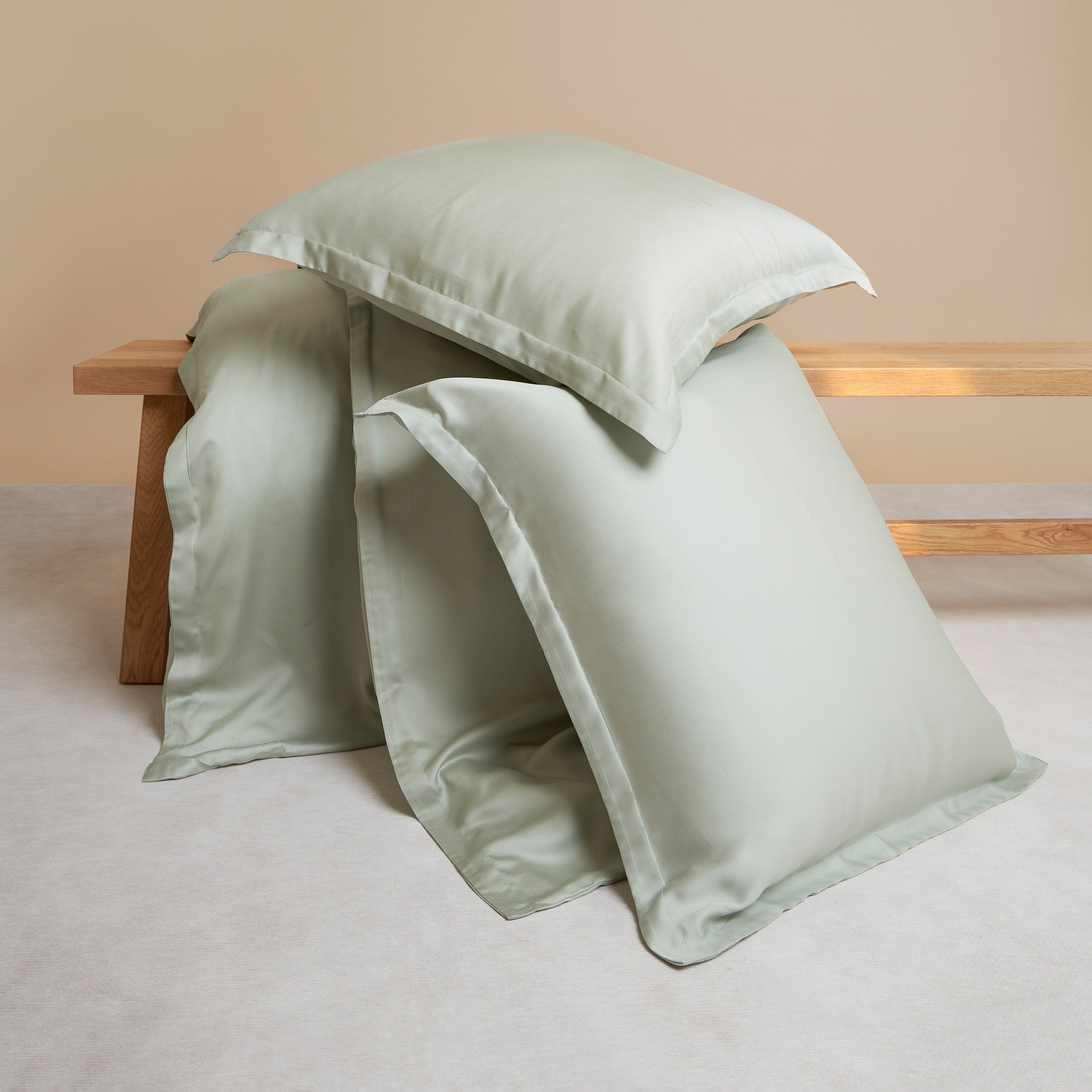 Coco & Cici Tencel Sateen Dekbedovertrek 260x200 [Grijs Groen]