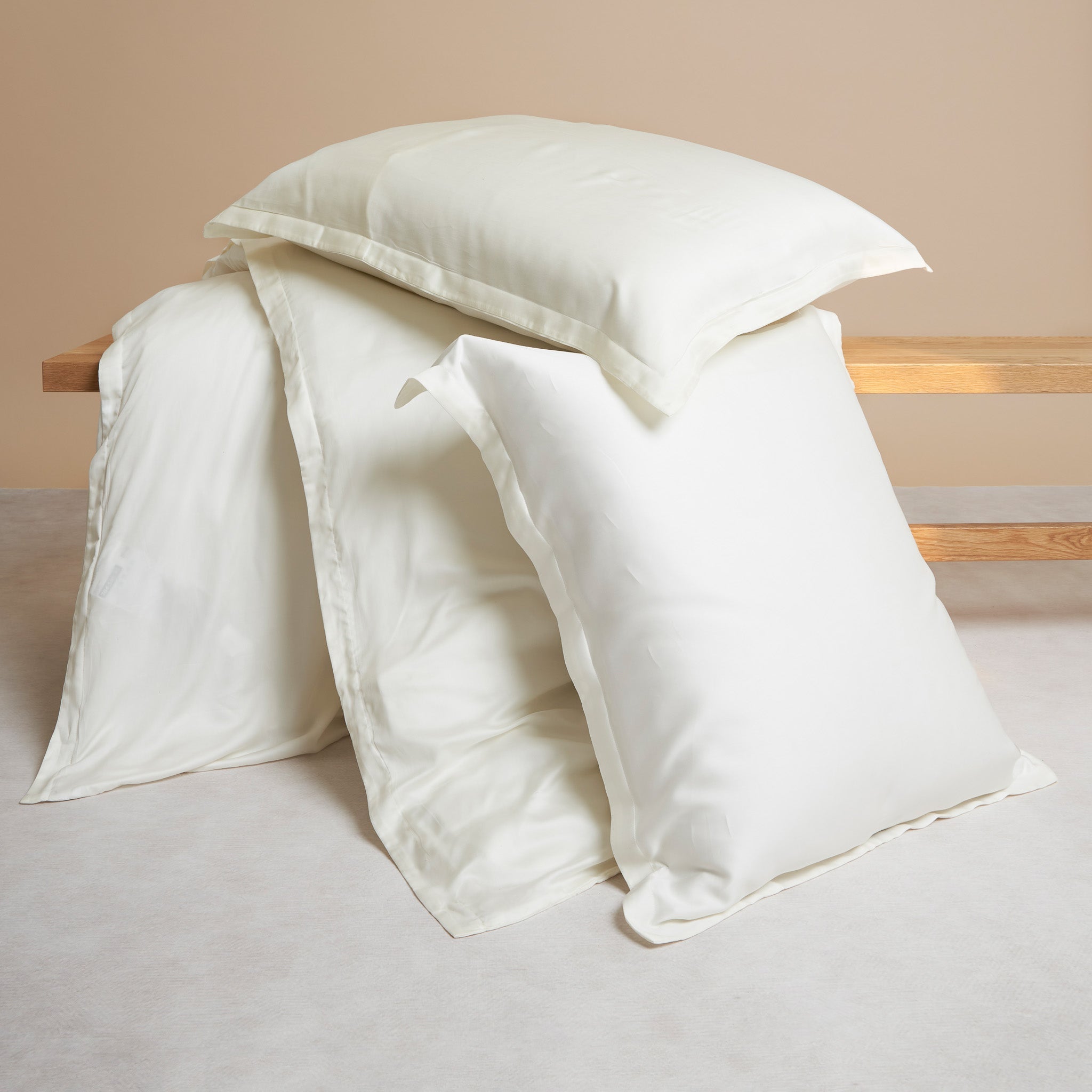 Coco & Cici Tencel Sateen Dekbedovertrek [Off White]