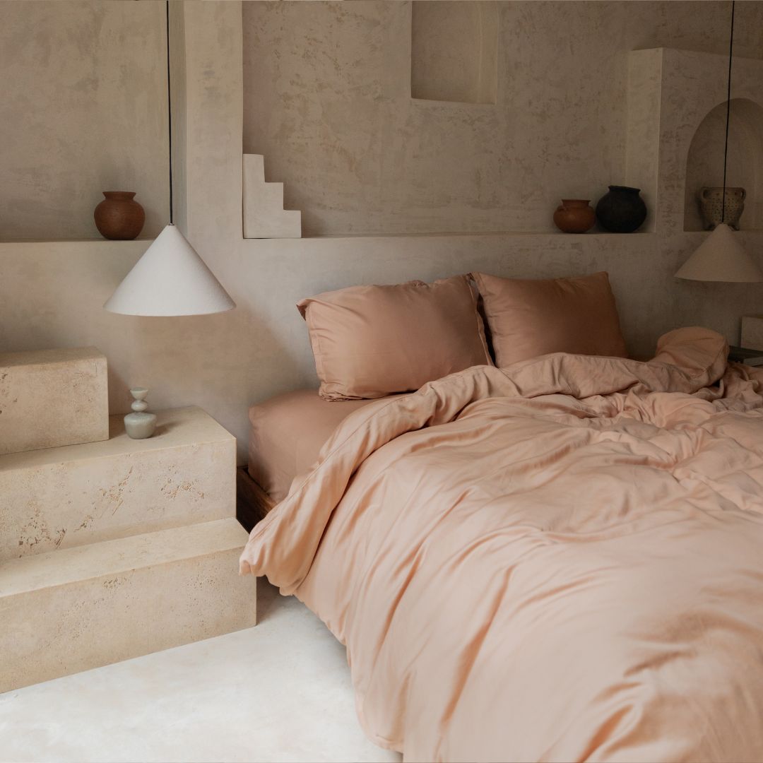 Coco & Cici Tencel Sateen Dekbedovertrek 260 x 220 [Peach]